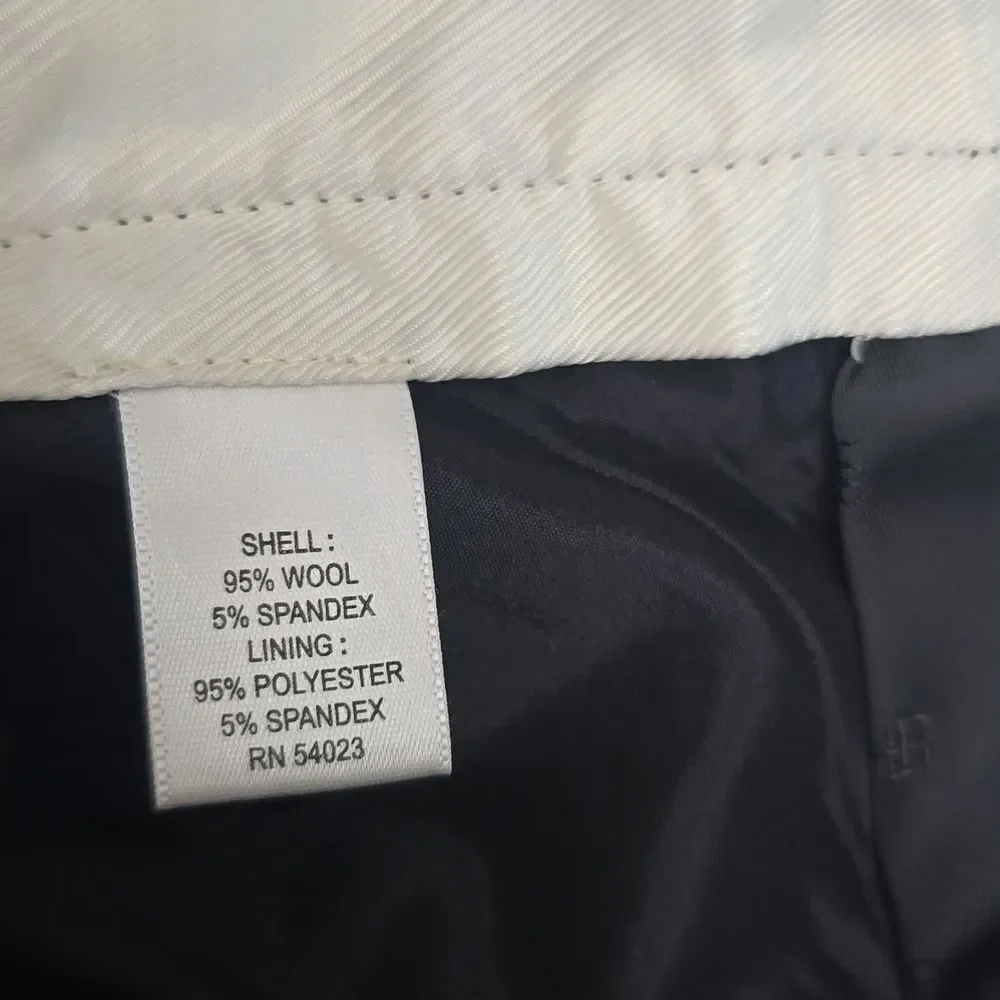 Banana Republic Jackson Curvy Fit Black Dress Pants Straight Leg EUC